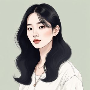 👒法式松弛感！韩系极简手绘，在线制作头像的高级审美
