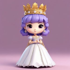 👑 凡尔赛小公主：华丽宫廷风 3D 盲盒 AI 人像