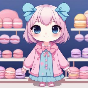 🌸粉蓝梦幻Q版头像：日系赛璐珞风格，少女心爆棚✨
