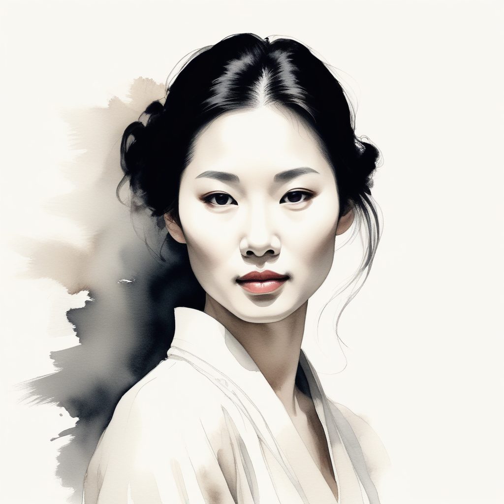 ✨ 氛围感拉满：这组清冷感新中式AI头像简直是神仙画质