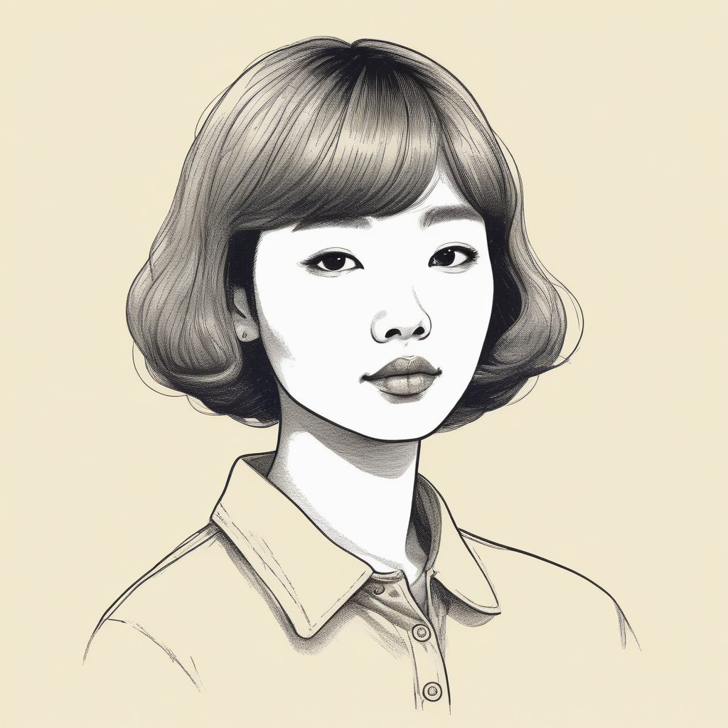 复古感韩系插画：极简胶片色调头像 🎞️