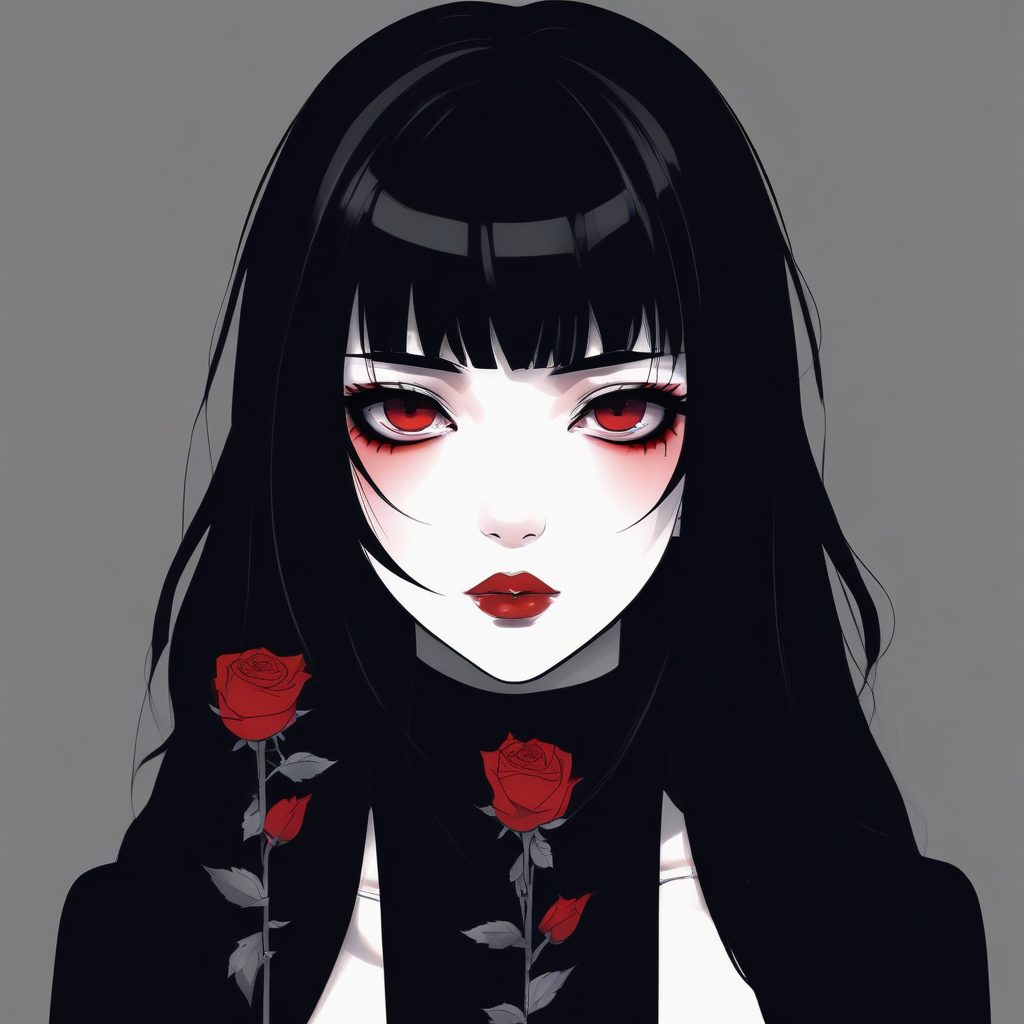 🖤 哥特美学：日系暗黑病娇风动漫头像精选