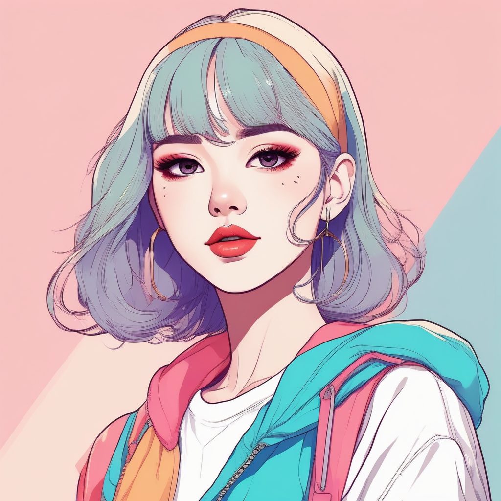 ✨ 韩风时尚来袭！精致极简动漫美少女头像合集
