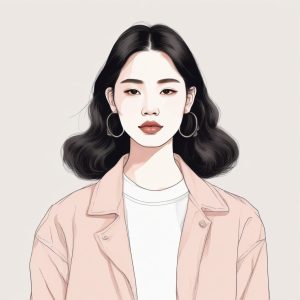 韩系极简博主头像✨松弛感满满的AI手绘肖像
