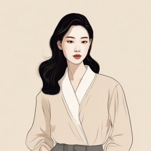 🇰🇷韩系极简 Chic 风 AI 肖像生成，ins 博主同款头像
