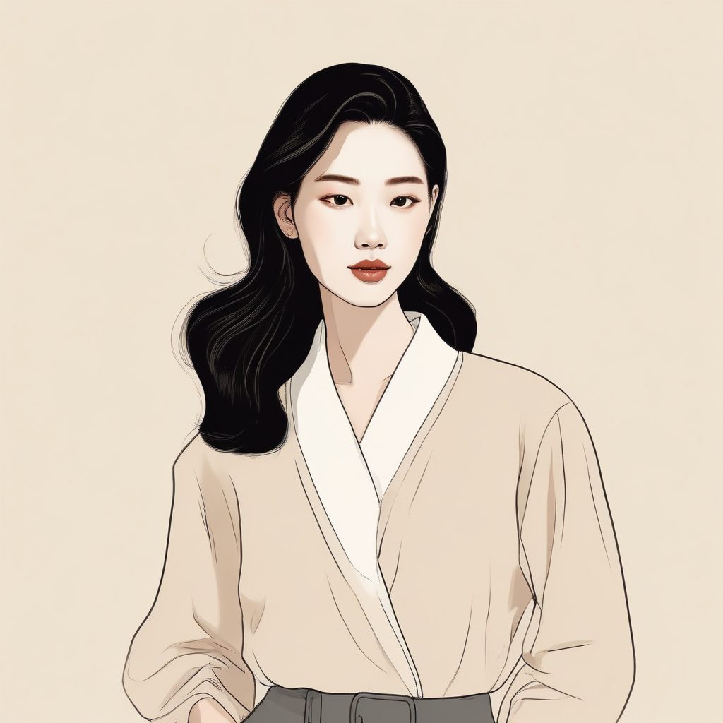 🇰🇷韩系极简 Chic 风 AI 肖像生成，ins 博主同款头像
