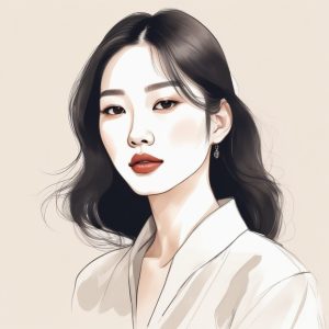 韩系极简高级感!韩式时尚插画风AI头像推荐