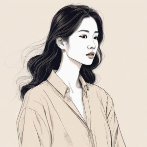 🧥韩系极简画报：高冷时髦感，在线制作头像的氛围感模板