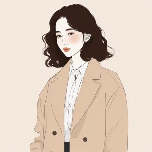 ☕ 韩系极简气质头像：低饱和度的氛围感之选