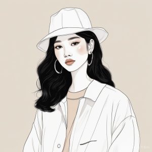 🌿 韩系极简时尚 AI 生成头像，松弛感拉满的少女写真