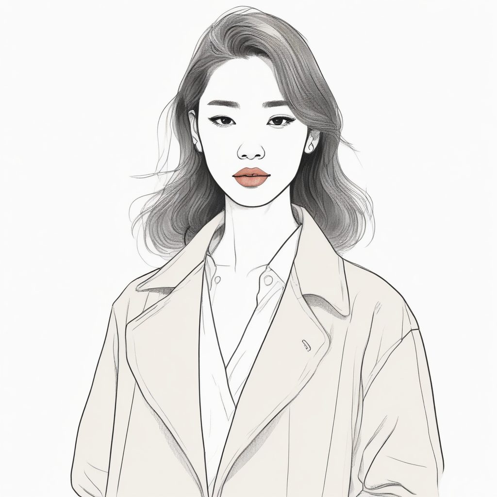 ☕韩系极简时尚手绘，打造松弛感满满的职场高级头像