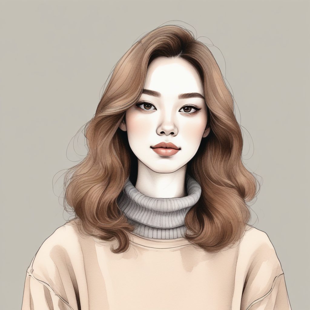 ✨韩系极简时尚头像:举手投足间的松弛美学