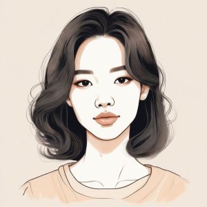🥯 韩系简约时尚手绘：ins 风极简线条 AI 头像制作