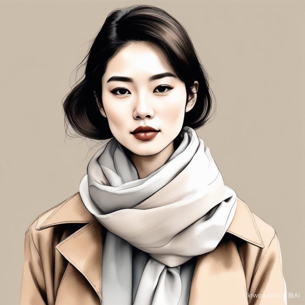 👗 韩系时装周 AI 肖像：优雅名媛风的极致简约