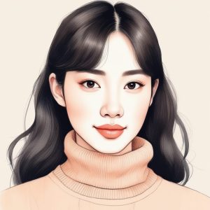🌿 韩系温柔风 AI 头像生成: 这一抹低饱和色调太治愈了！