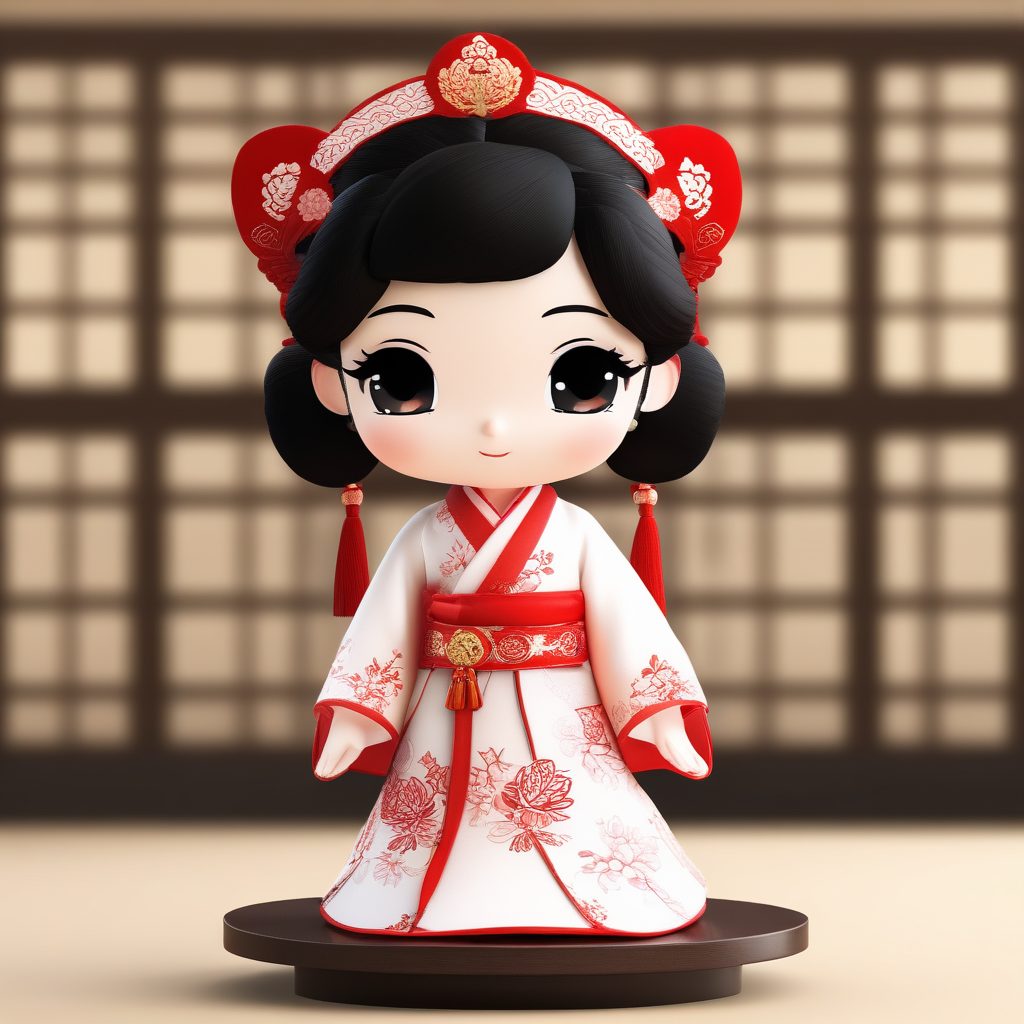 🏮 红红火火！Q版汉服盲盒小女孩AI肖像