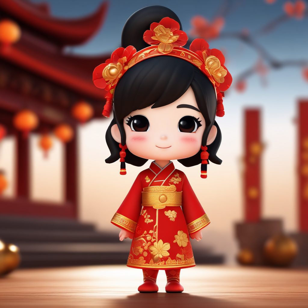 🧧 红火氛围感！新年限定3D盲盒Q版公仔AI头像分享