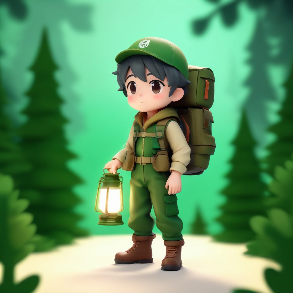 ⛺ 户外山系 Q 版 AI 生成头像：解锁露营感穿搭