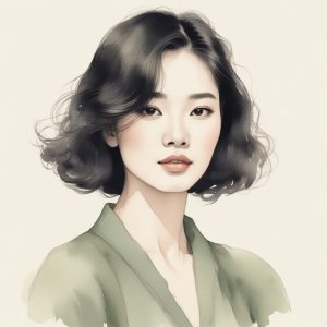 极简即高级！韩系温柔风时尚插画头像分享🦢
