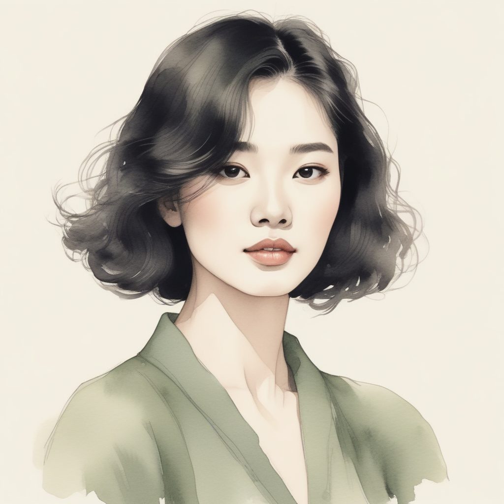 极简即高级！韩系温柔风时尚插画头像分享🦢
