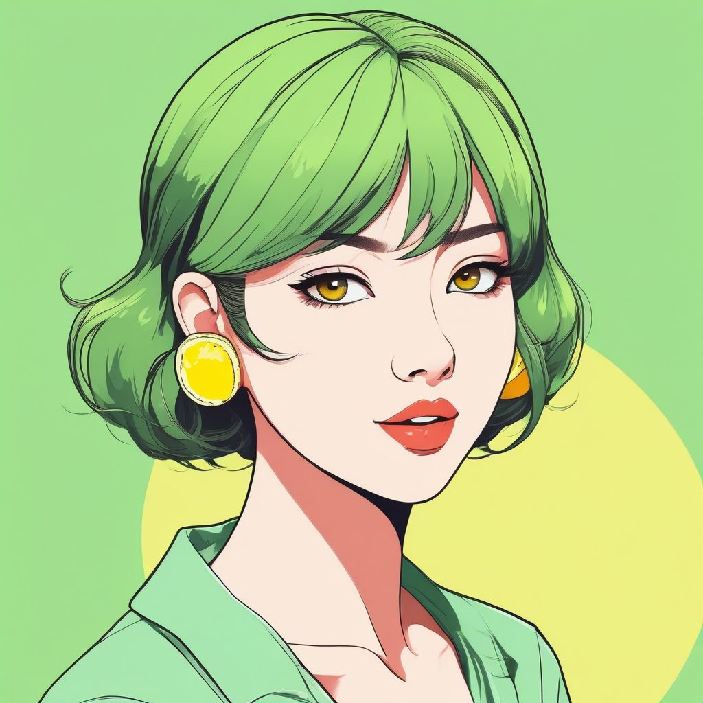 🍋 极简亮色系！充满活力的夏日动漫头像