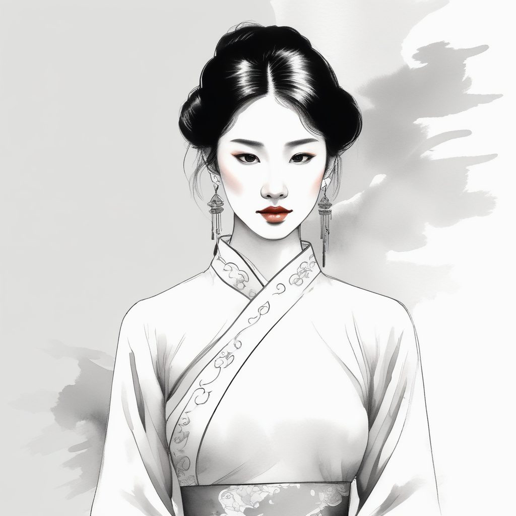 🏮 极简新中式清冷感AI生成头像，如诗如画的东方韵味