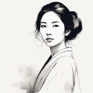 极致儒雅AI生成头像✨新中式水墨风的清冷感太绝了🎨