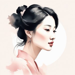 🌸锦绣东方：重塑经典的写意头像，优雅永不过时的肖像