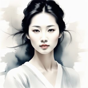 惊艳全网的新中式清冷风头像：水墨意境美学✨