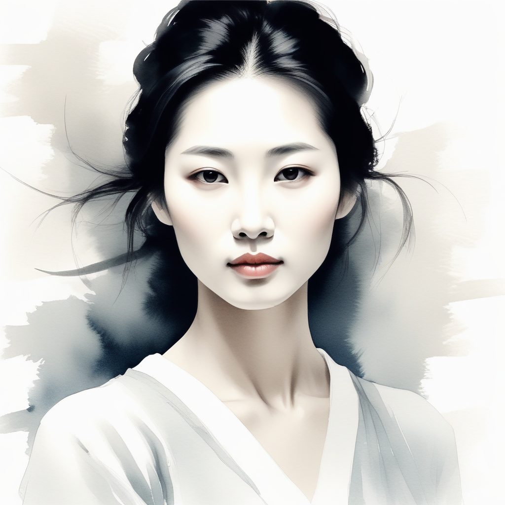 惊艳全网的新中式清冷风头像：水墨意境美学✨