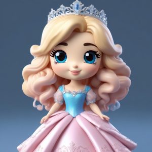 绝美迪士尼风AI生成头像！Q版在逃公主真的太治愈了✨