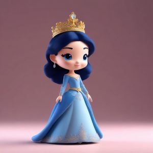 绝美迪士尼风AI生成头像：在逃公主的梦幻3D感✨