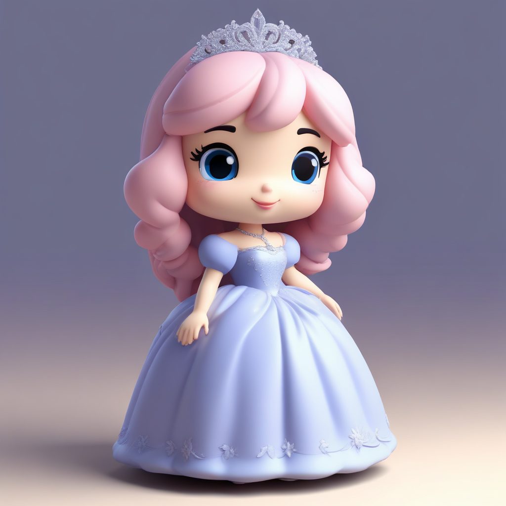绝美迪士尼风AI头像!公主人设必备盲盒Q版✨