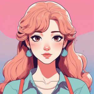 🍒 绝美复古:90 年代赛璐珞高饱和动漫头像