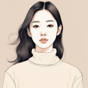 🎨 绝美韩系手绘风头像, 简约线条勾勒极致高级感