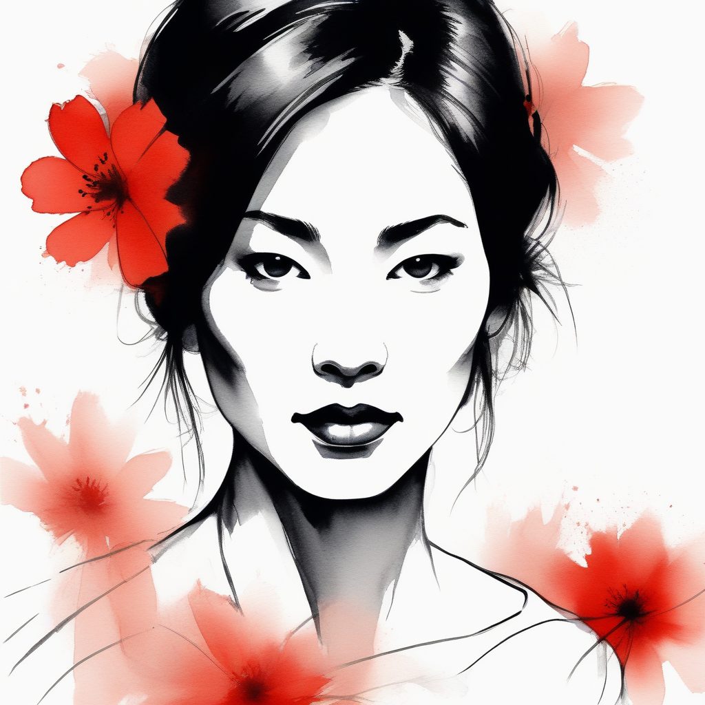 🌹 绝美朱砂点缀！这组冷清国风头像，看一眼就心动