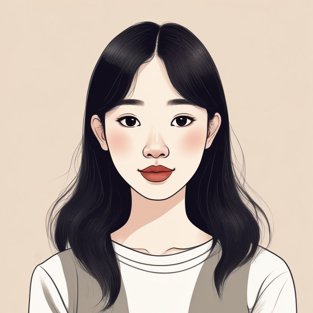 🎨可爱暴击:韩系丑萌蜡笔风手绘头像,简约而不简单