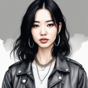 🎸 酷飒韩系街头风头像：极简主义下的个性表达