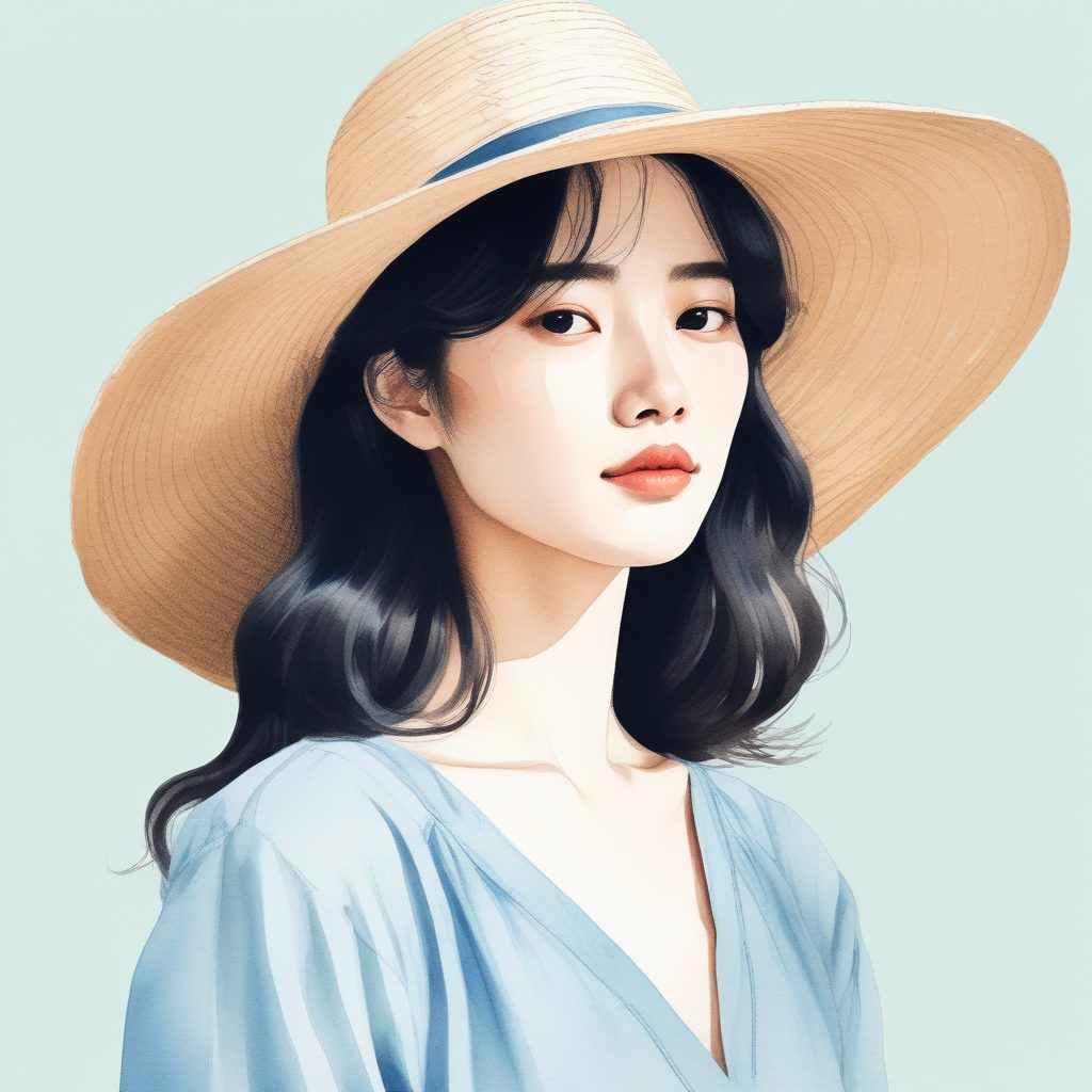 👒 浪漫韩系海边风头像：让夏天停留在你的指尖