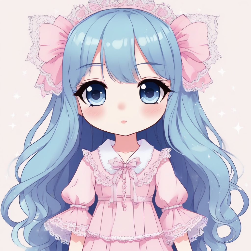 🌸 梦幻二次元！这组【糖果色Q版AI头像】心动指数满格 ✨
