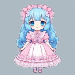 🎀 梦幻洛丽塔：二次元Q版头像让少女心瞬间爆棚