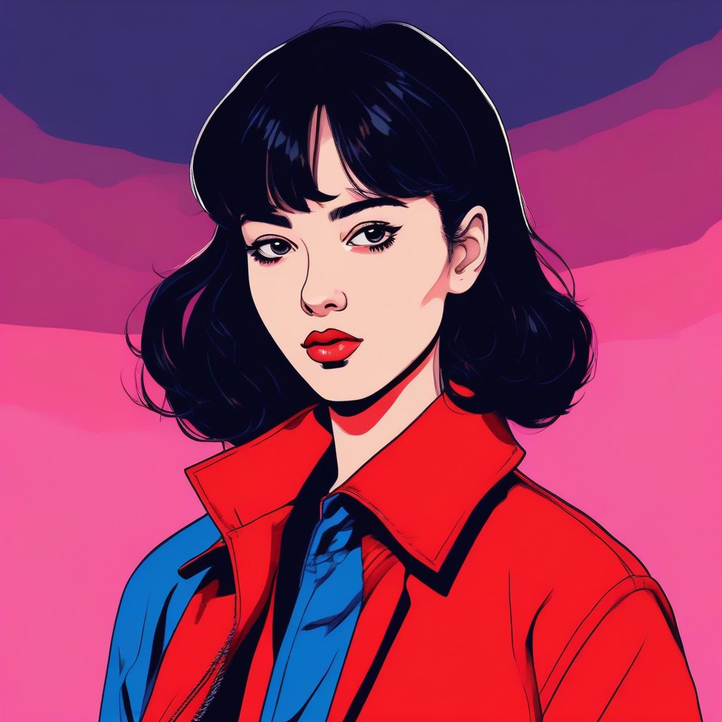 迷幻复古！90年代赛璐璐画风AI头像简直太绝了🎨