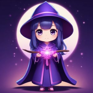 🔮 魔法学院派对！一键生成二次元可爱Q版女孩头像