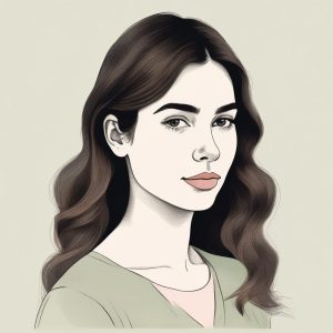 🌸 莫兰迪高级感手绘：极简柔和的治愈肖像