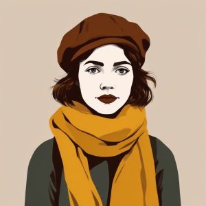 🎨莫兰迪色系头像制作：高级质感手绘插画肖像分享