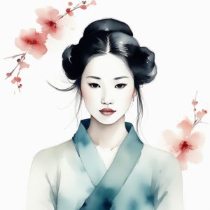 🍃 墨韵清冷！新中式意境风格AI头像在线生成