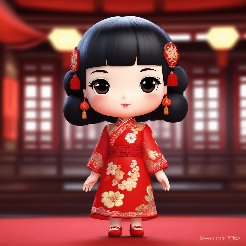 🎭 Q版复古旗袍 AI 绘画，海派名媛风数字盲盒头像