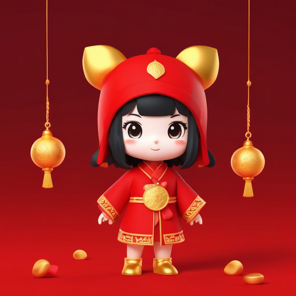 🧧Q版新年红头像：3D盲盒质感的超萌新岁好运