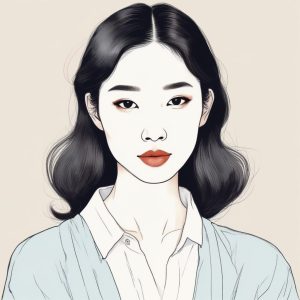 气质女神 AI制作头像：温柔韩系优雅风，在线生成头像首选