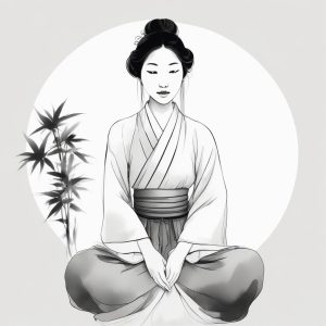 气质清冷感头像✨新中式水墨风AI插画惊艳朋友圈